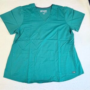 Grey's Anatomy Teal Green Scrub Top NWOT. Beautiful, Stretchy and comfortable.